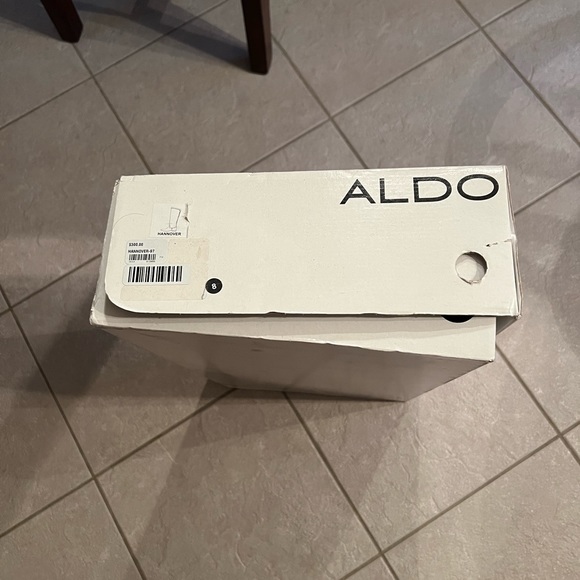 Aldo black leather boots. Size 8. Brand new, never worn. - Picture 4 of 5